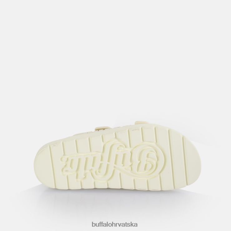 prljavo bijela Buffalo eve sol platform slide vegan |slajdova TDD6T785